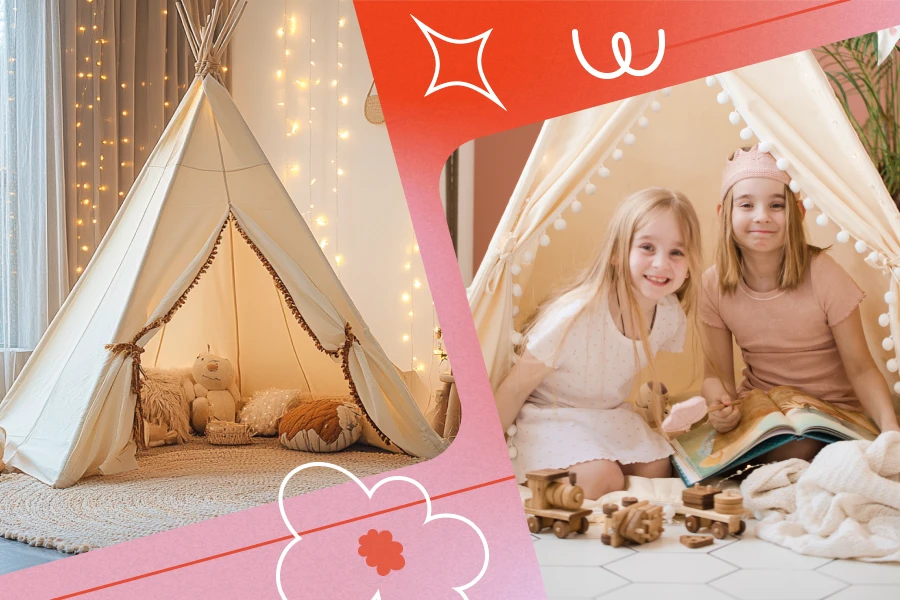 Buy Online Teepee Tents for Kids For Their Fun Imagination and Adventure