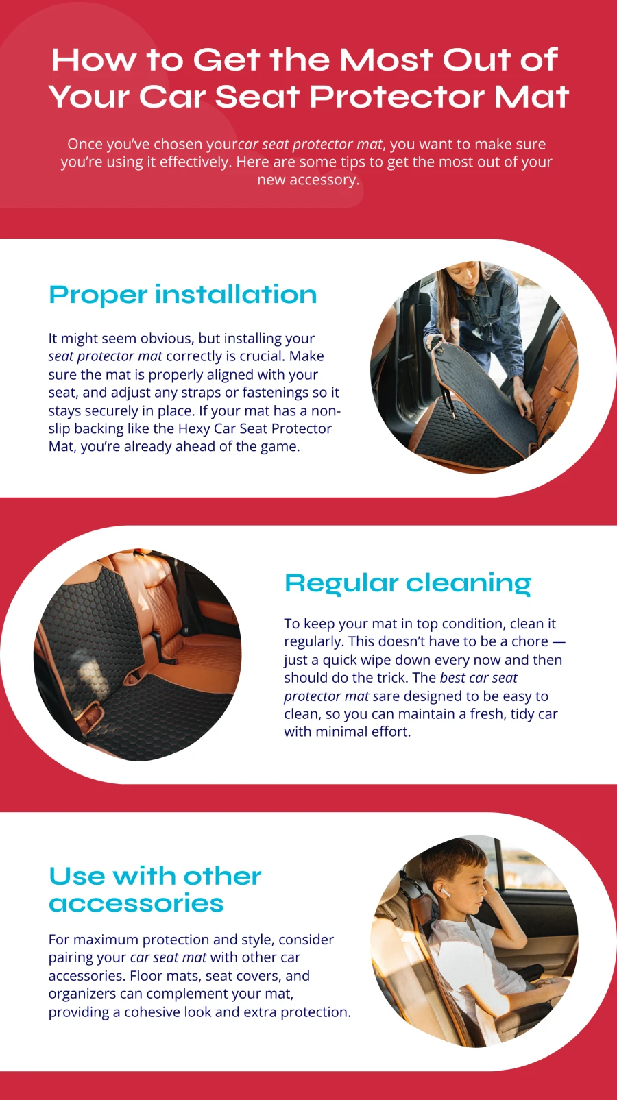 How To Get The Most Out Of Your Car Seat Protector Mat