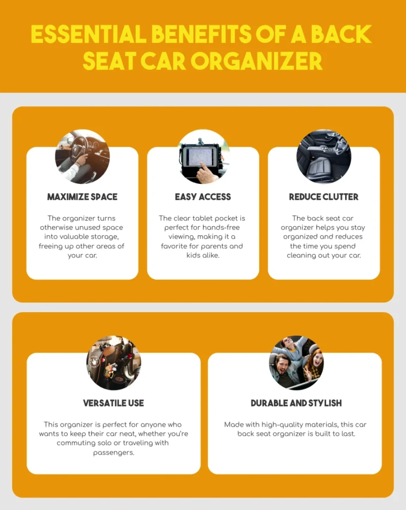 Learn Here Essential Benefits Of A Back Seat Car Organizer