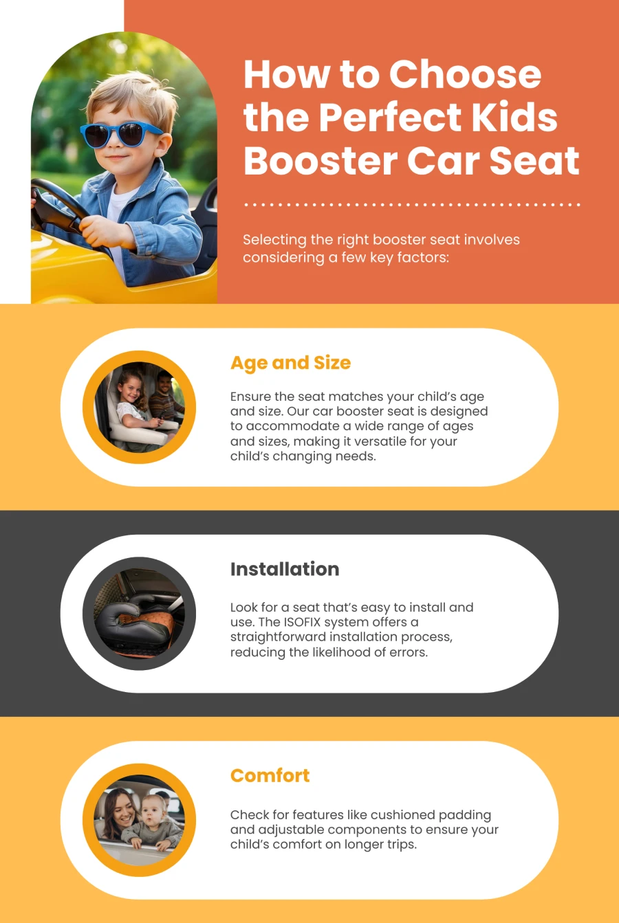 Learn Here How To Choose The Perfect Kids Booster Car Seat