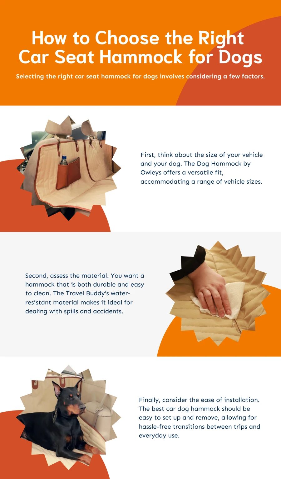 Learn Here How To Choose The Right Car Seat Hammock For Dogs