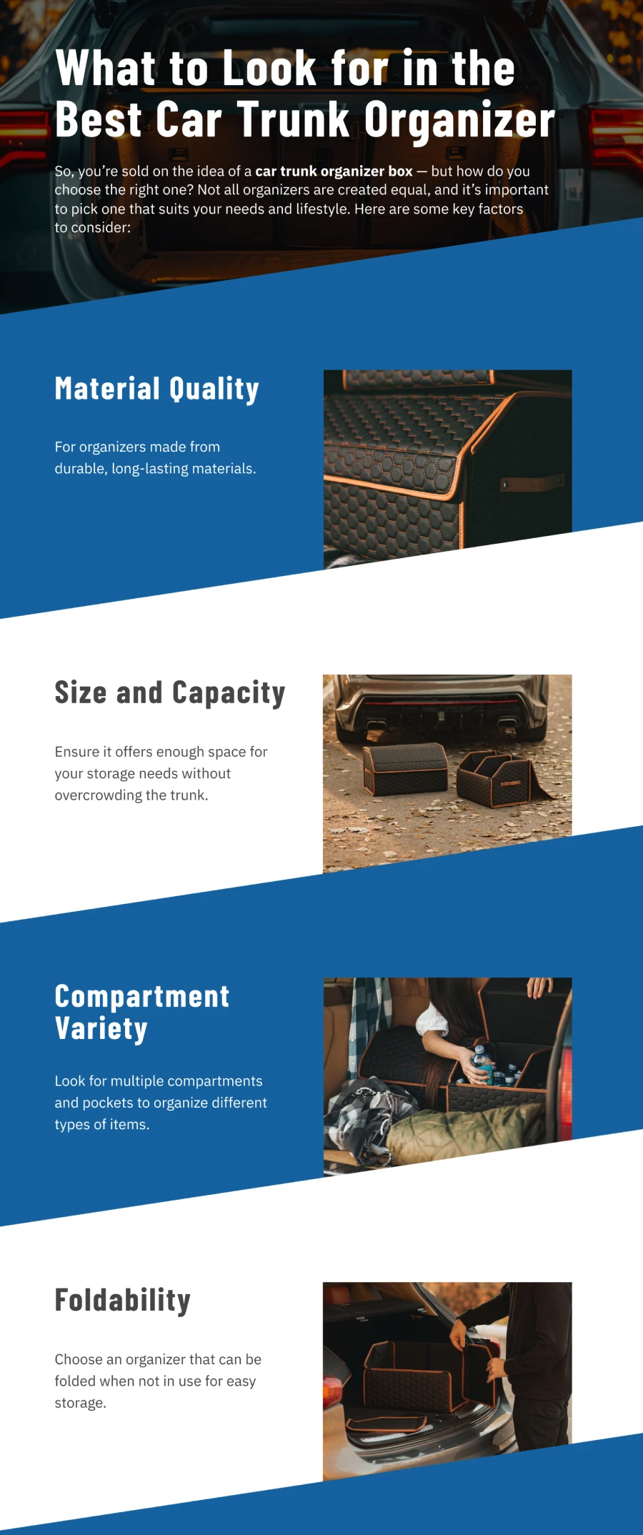 Learn Here What To Look For In The Best Car Trunk Organizer