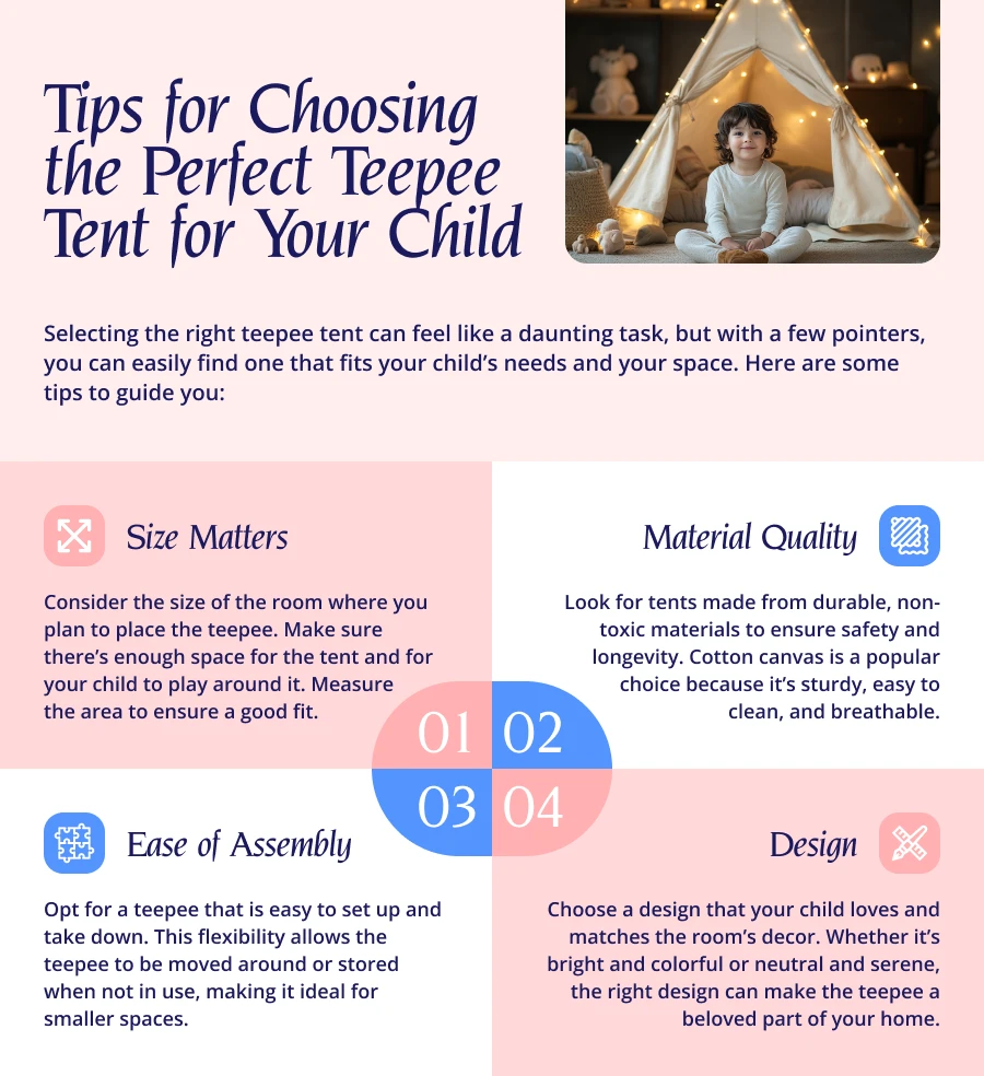 Tips for Choosing The Perfect Teepee Tent For Your Childs