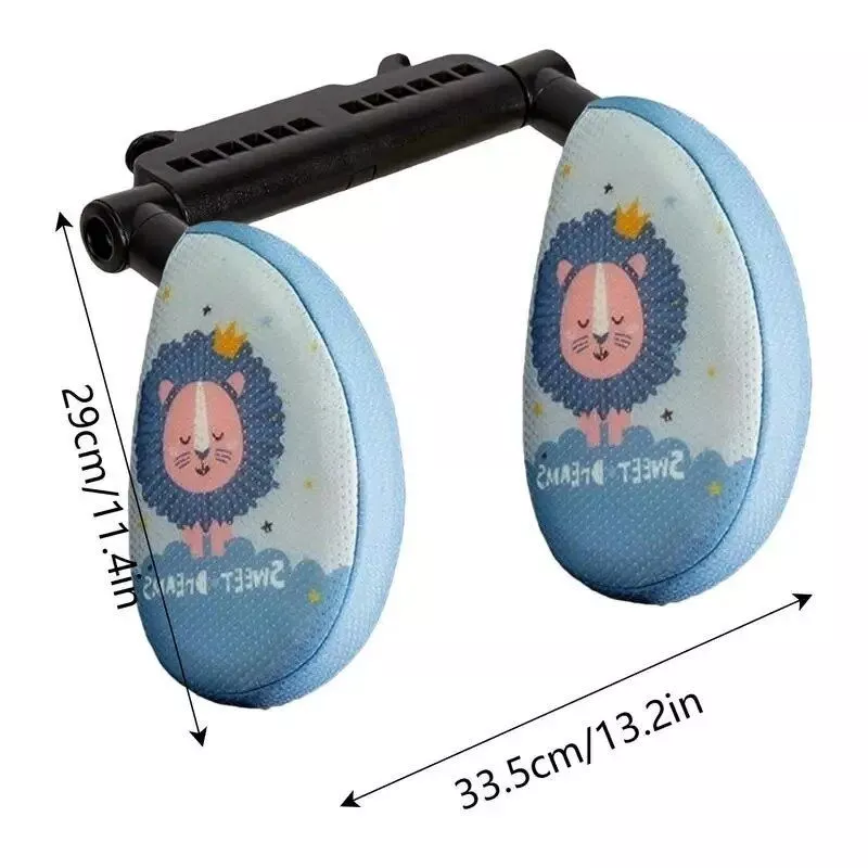 Adjustable Car Seat Neck Pillow – Comfortable Headrest for Travel, Suitable for All Ages