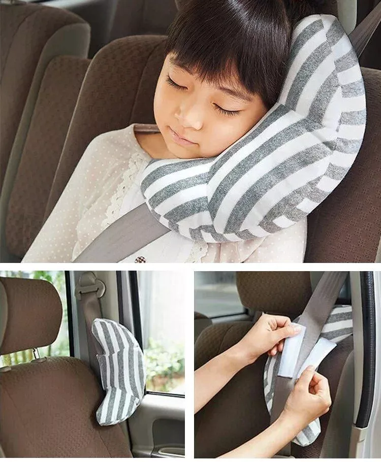 Kid’s Car Seat Headrest & Neck Support – Sleep Cushion with Adjustable Belt Pad Kid’s Car Seat Headrest & Neck Support – Sleep Cushion with Adjustable Belt Pad