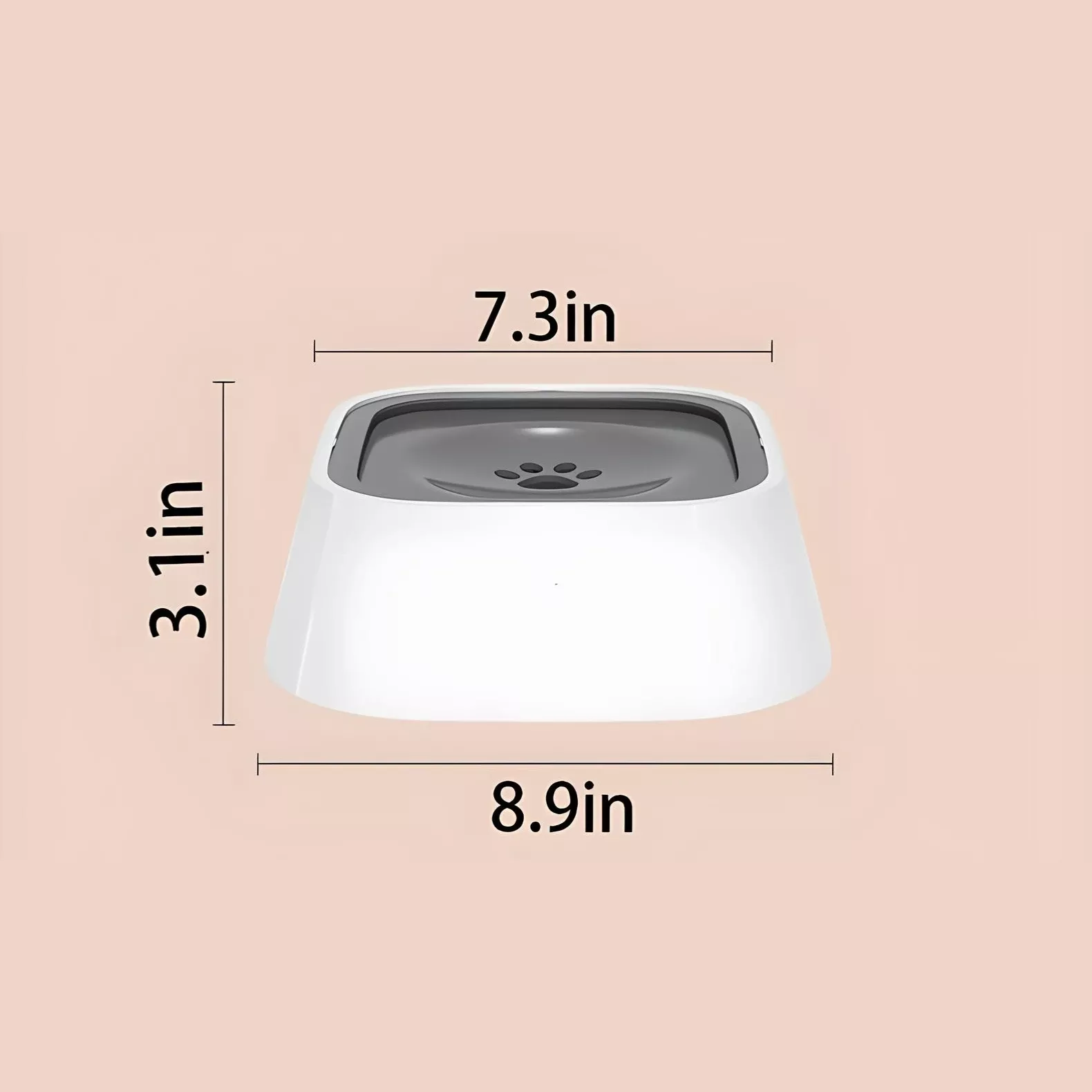 1.5L Floating Dog & Cat Water Bowl