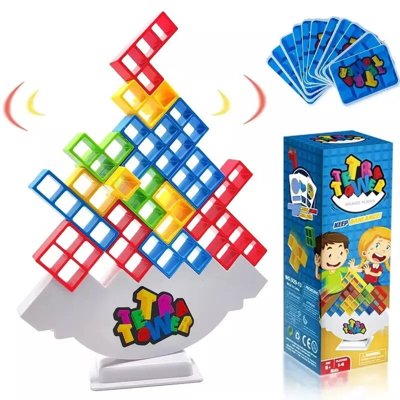 FunStack Tetra Tower: Family-Friendly Balancing Block Game FunStack Tetra Tower: Family-Friendly Balancing Block Game