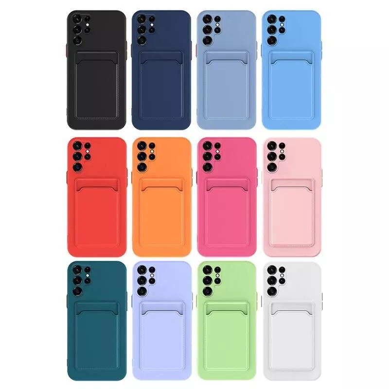 Card Slot Phone Case for Samsung Galaxy S20-S23 Series & Note 10-20 Ultra