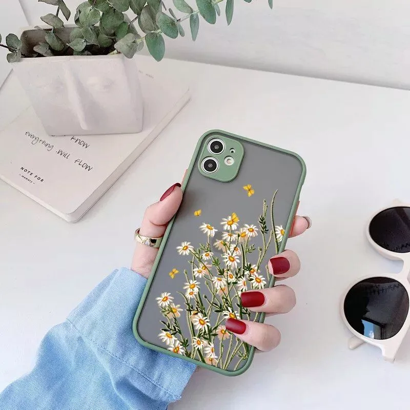 Lavender Butterfly Higan Flower Shockproof Phone Case for Various iPhone Models Lavender Butterfly Higan Flower Shockproof Phone Case for Various iPhone Models