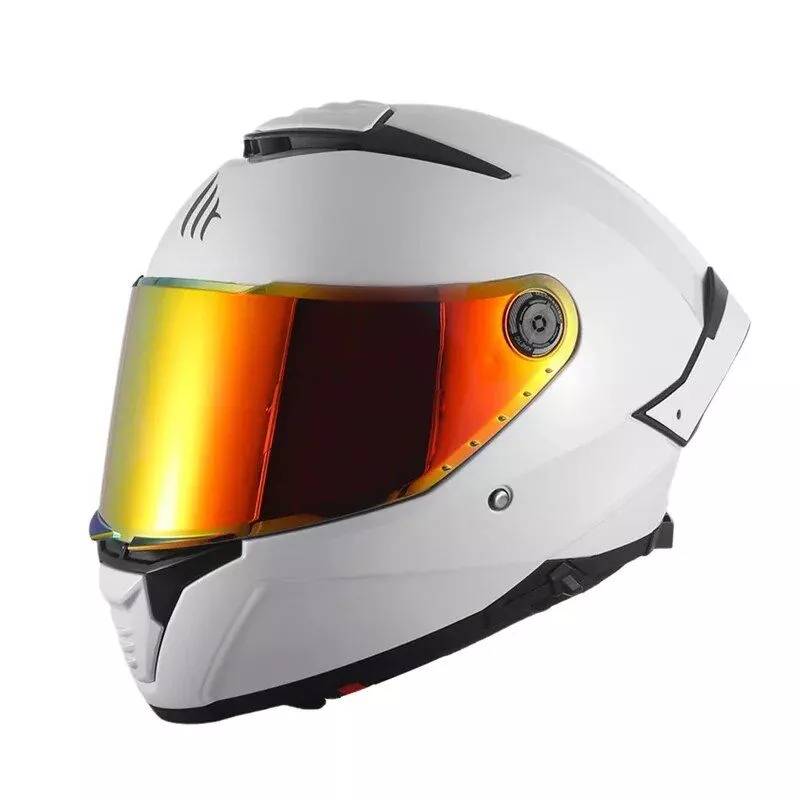 With Dark Red Visor