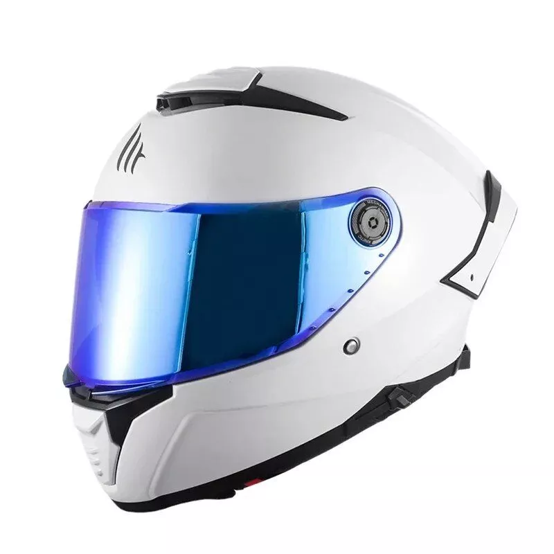 With Dark Blue Visor