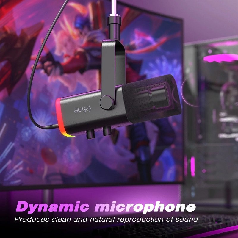 Professional RGB Microphone – Durable Streaming Mic with LED Lights Professional RGB Microphone – Durable Streaming Mic with LED Lights